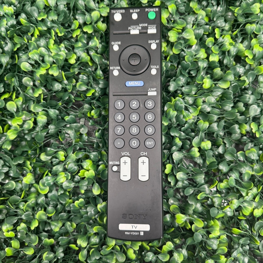 Sony RM-YD021 TV Remote Control Genuine OEM Black Replacement Controller Tested